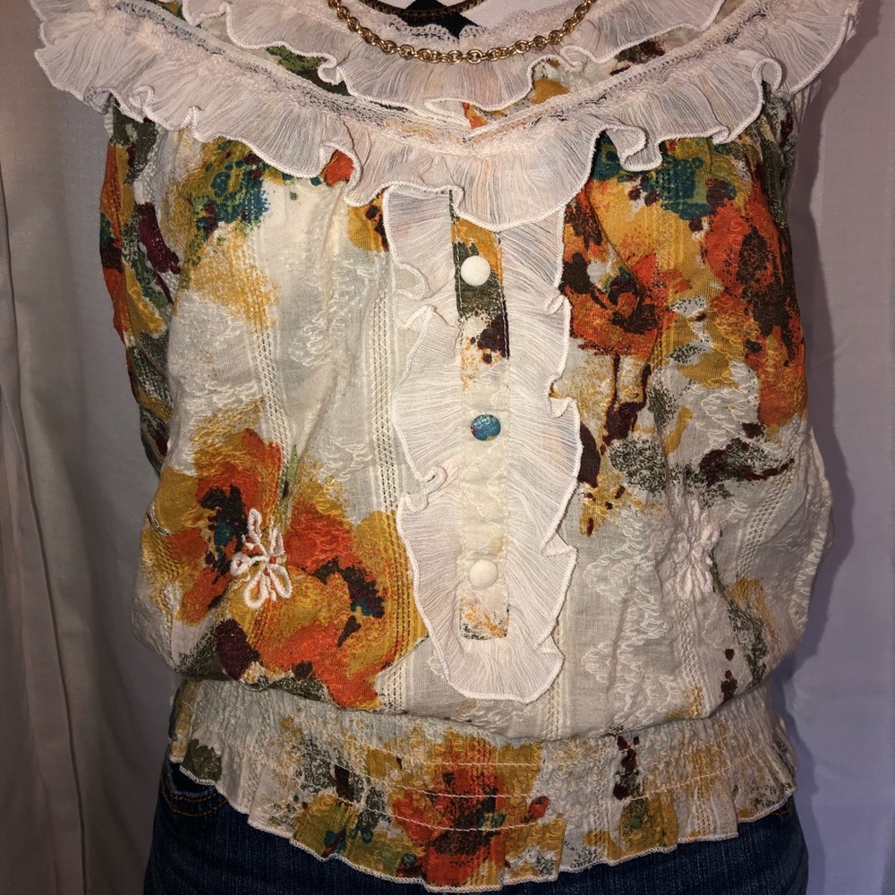 American Rag ruffle tank